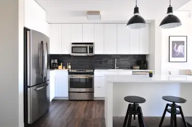 Refreshed kitchen cabinetry