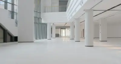 Retail space with feature paintwork